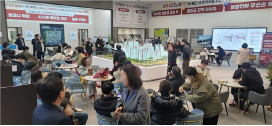 현대테크노 레이원시티 하우징갤러리 현장